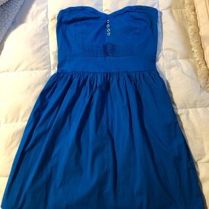 🪐5/25 ~ Strapless Mini Dress - BeBop (blue)
